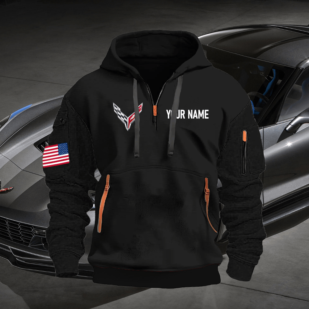 CV8 Custom Name Quarter Zipper Hoodie