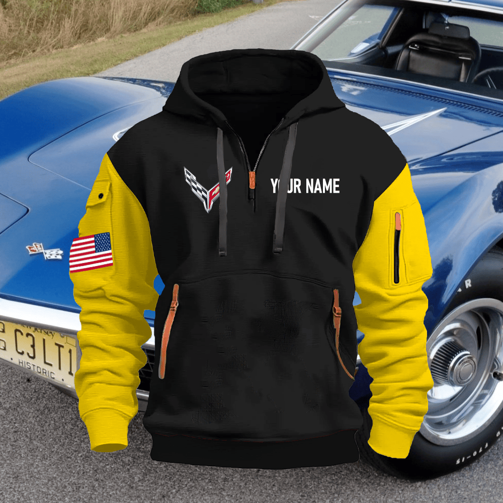 CV8 Custom Name Quarter Zipper Hoodie