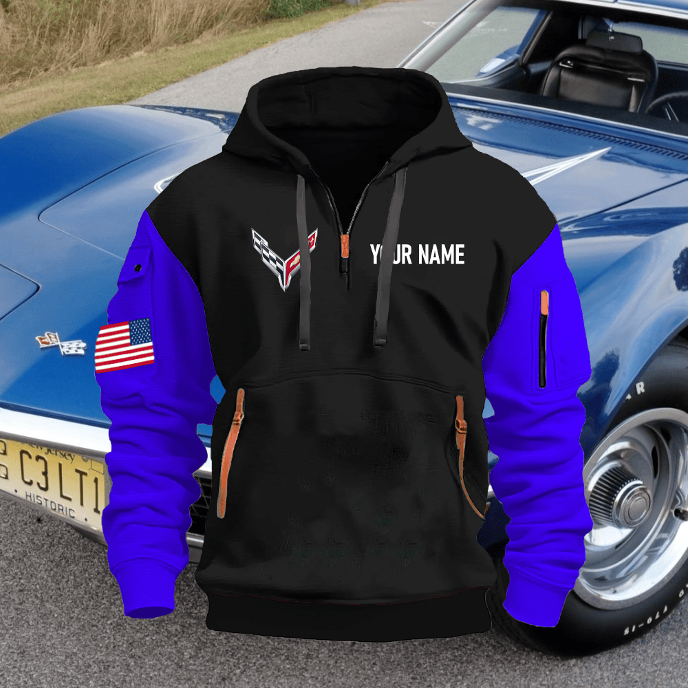 CV8 Custom Name Quarter Zipper Hoodie