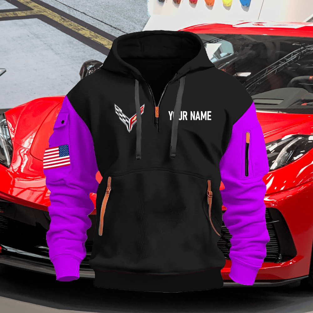 CV8 Custom Name Quarter Zipper Hoodie
