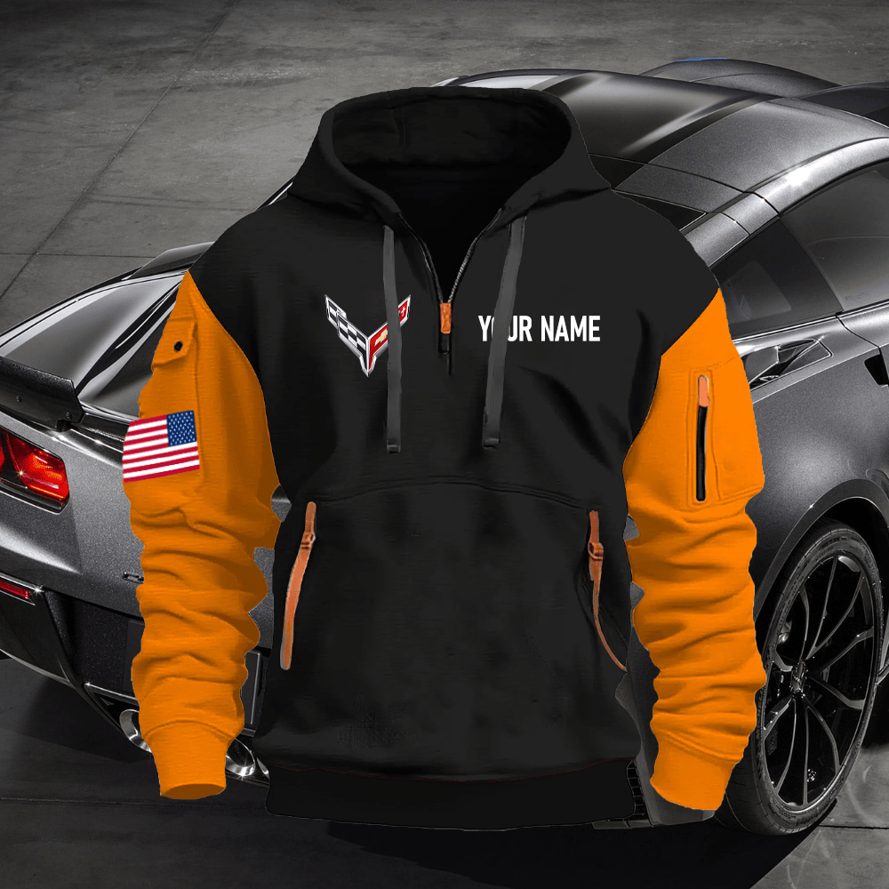 CV8 Custom Name Quarter Zipper Hoodie