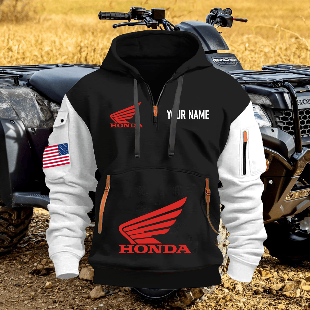 HO Custom Name Quarter Zipper Hoodie