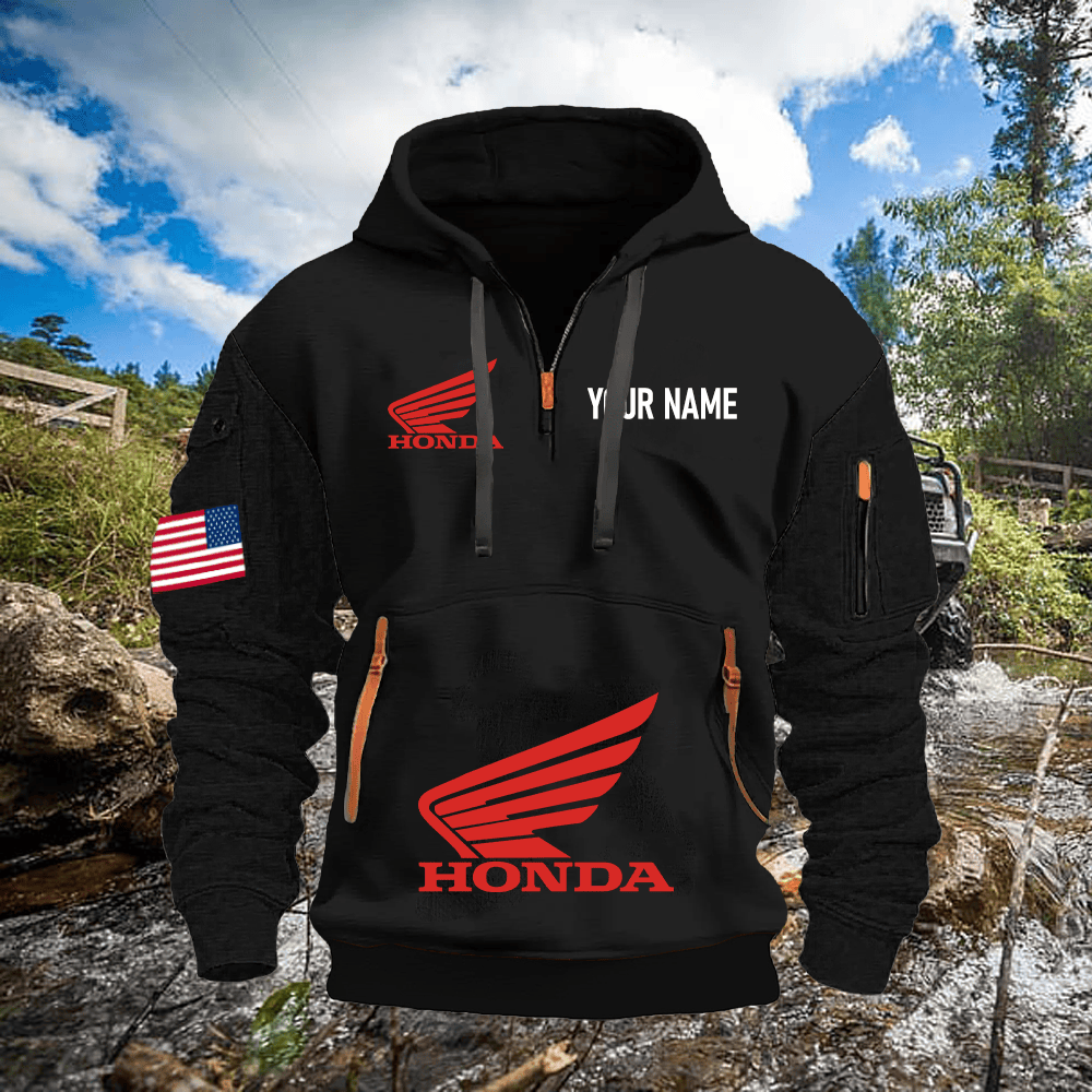 HO Custom Name Quarter Zipper Hoodie
