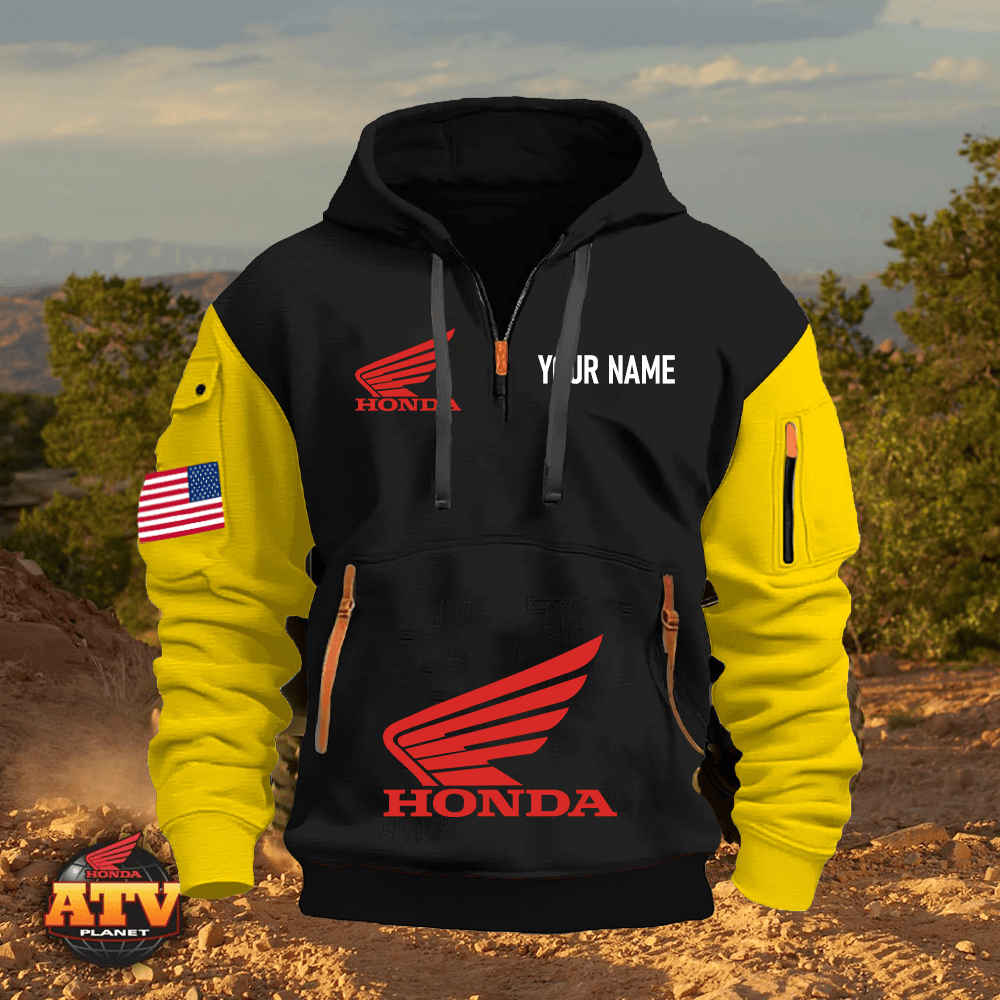 HO Custom Name Quarter Zipper Hoodie
