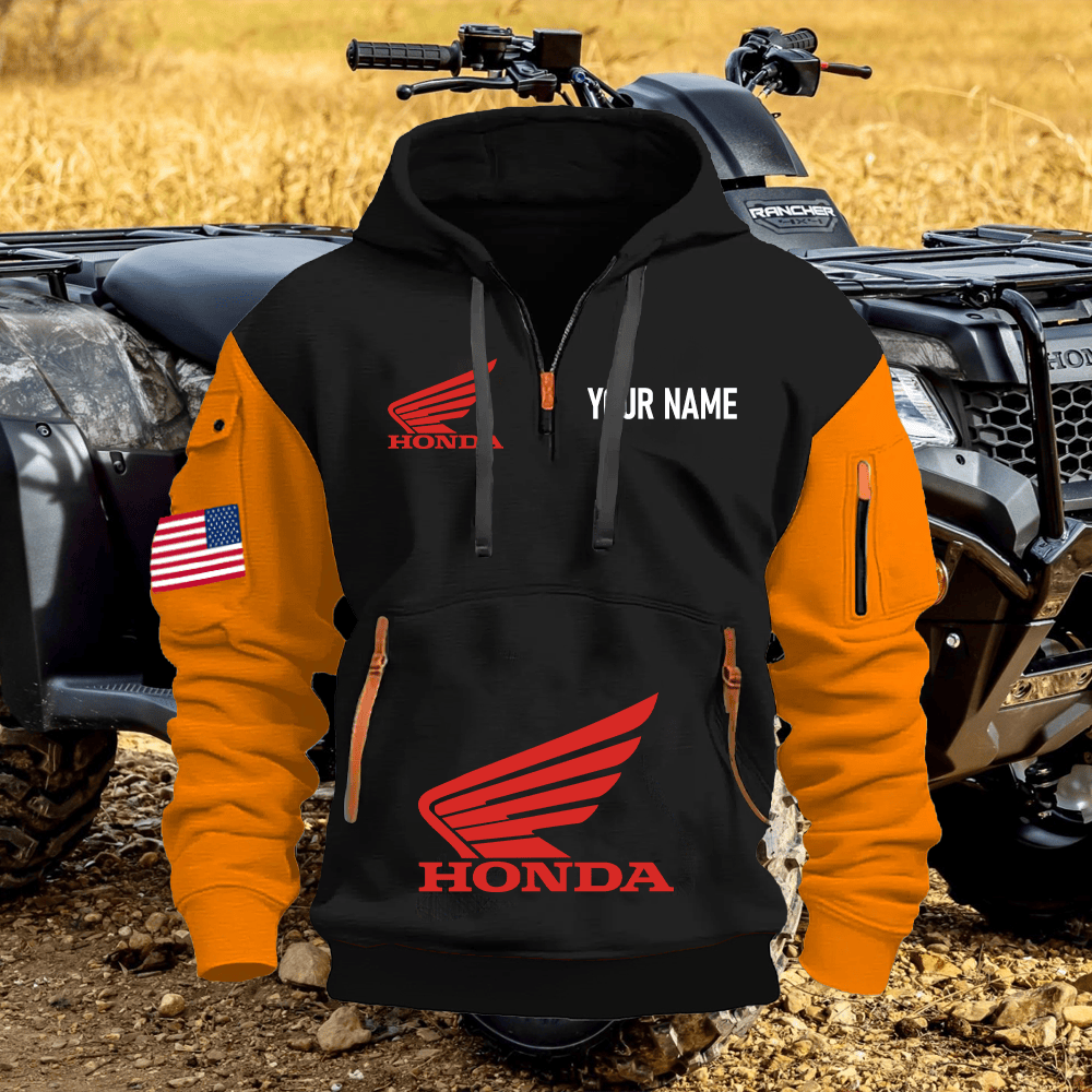 HO Custom Name Quarter Zipper Hoodie