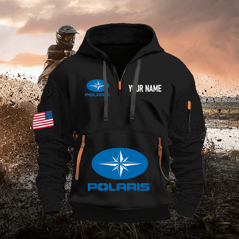 PL Custom Name Quarter Zipper Hoodie