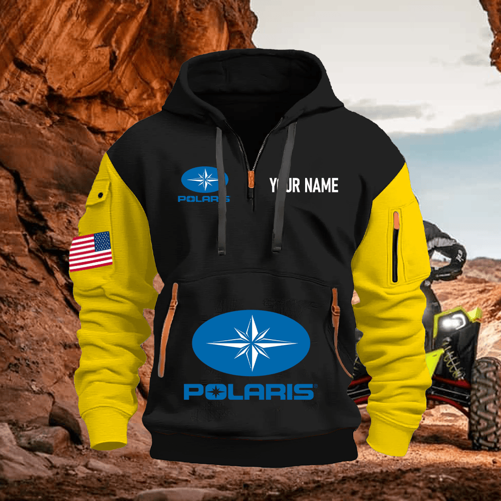 PL Custom Name Quarter Zipper Hoodie