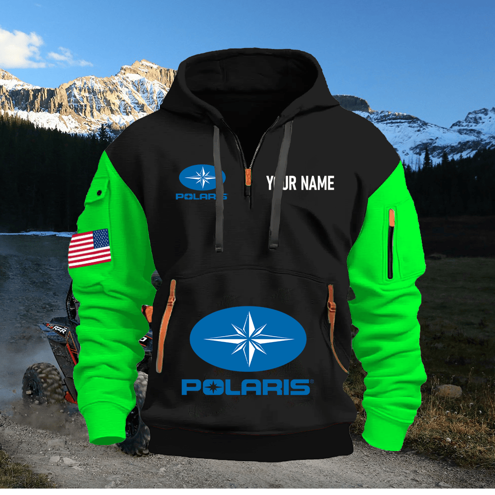PL Custom Name Quarter Zipper Hoodie