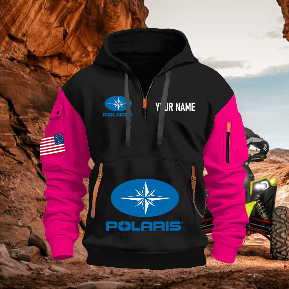 PL Custom Name Quarter Zipper Hoodie