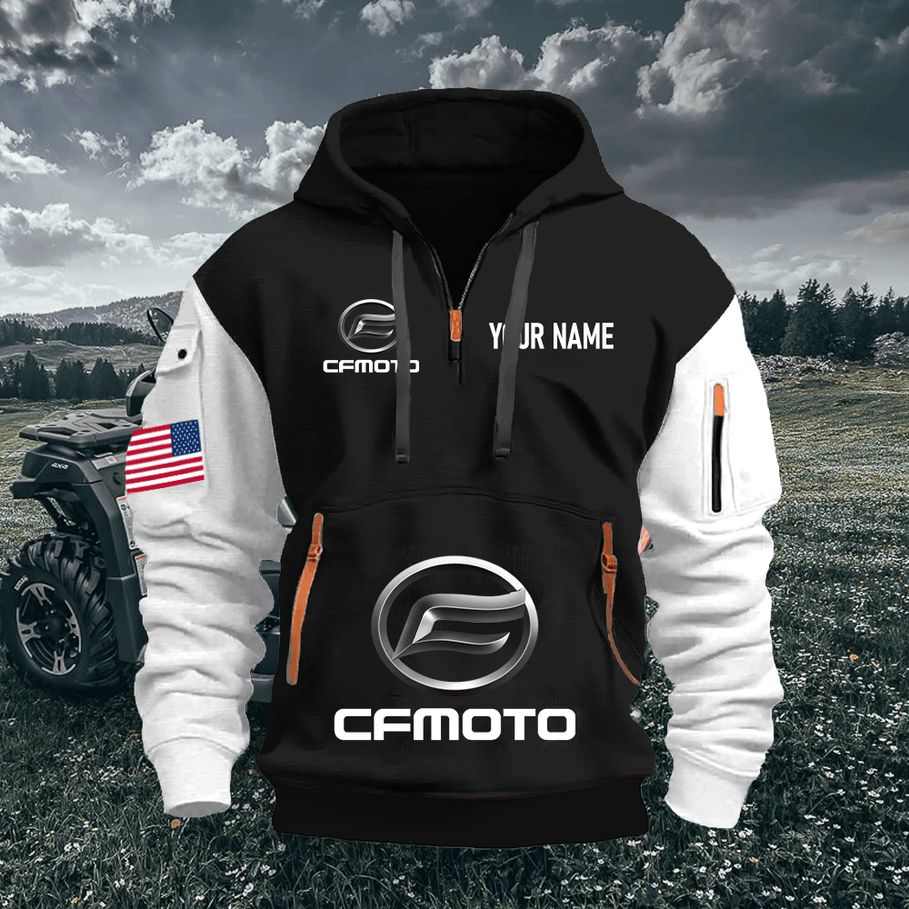 CF Custom Name Quarter Zipper Hoodie