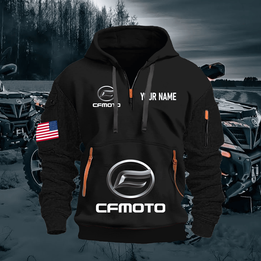 CF Custom Name Quarter Zipper Hoodie