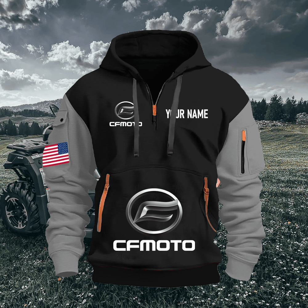 CF Custom Name Quarter Zipper Hoodie
