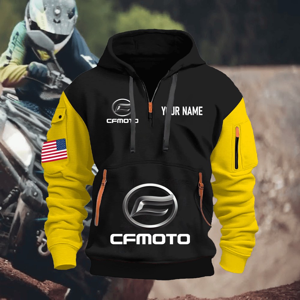 CF Custom Name Quarter Zipper Hoodie
