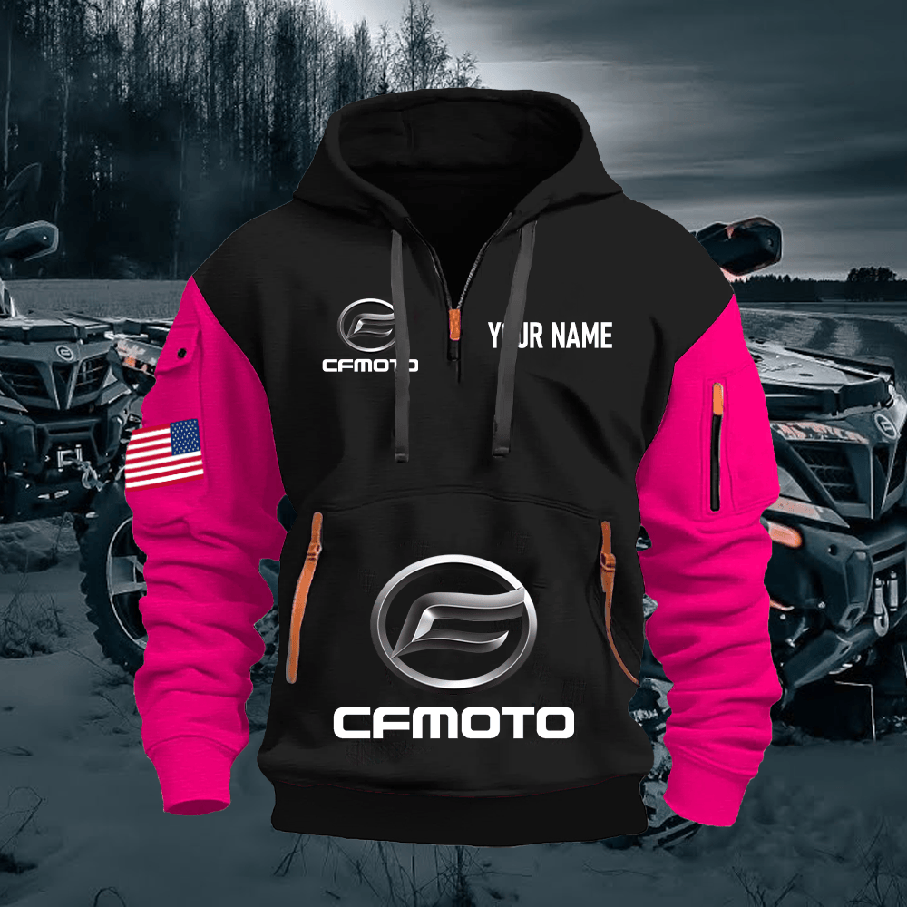 CF Custom Name Quarter Zipper Hoodie