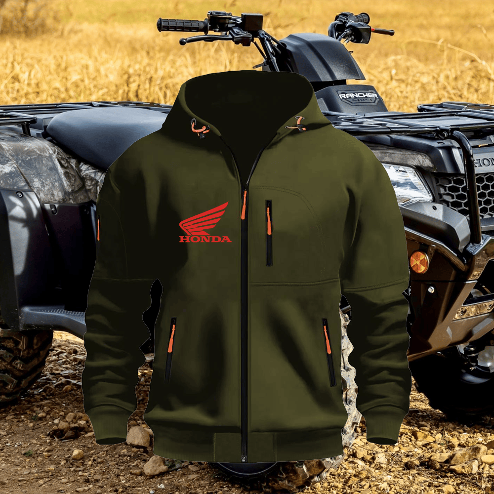 HO Custom Print Zipper Unisex Hoodie
