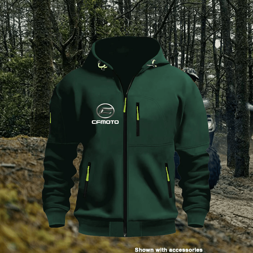 CF Custom Print Zipper Unisex Hoodie