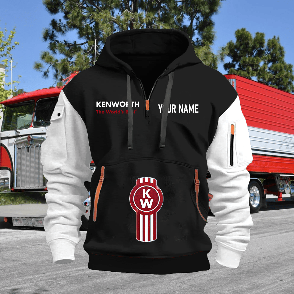 KW Custom Name Quarter Zipper Hoodie