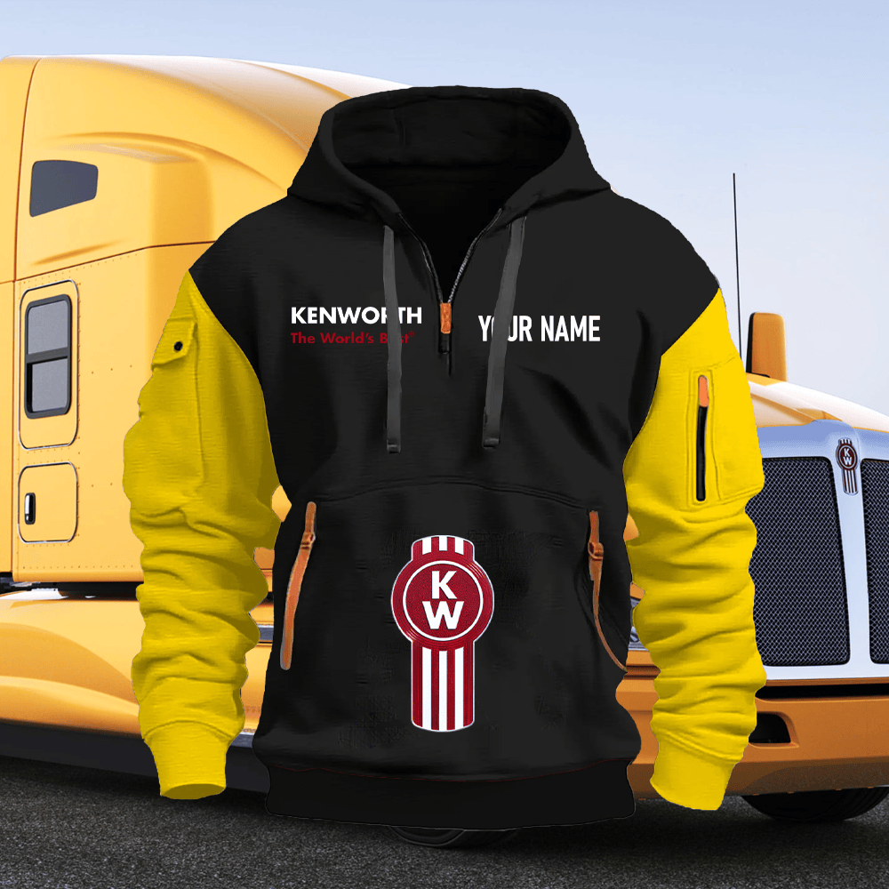 KW Custom Name Quarter Zipper Hoodie