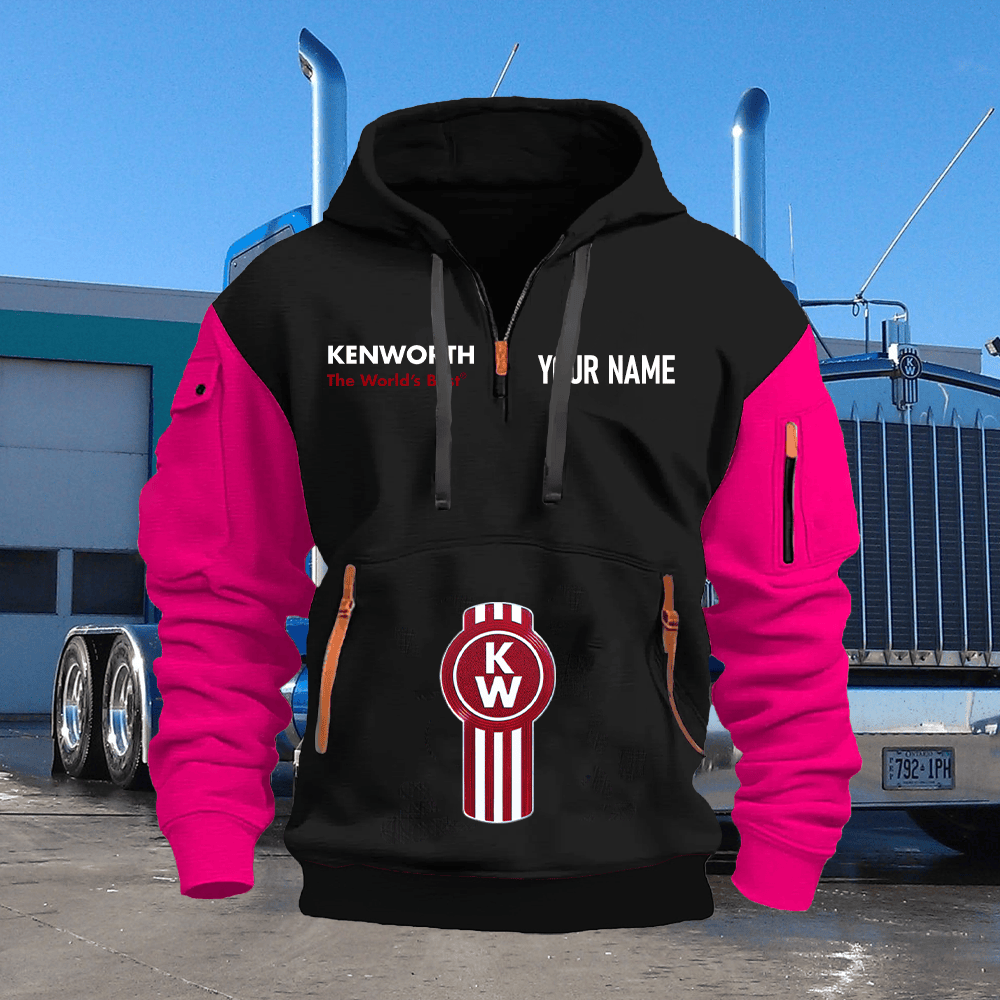 KW Custom Name Quarter Zipper Hoodie
