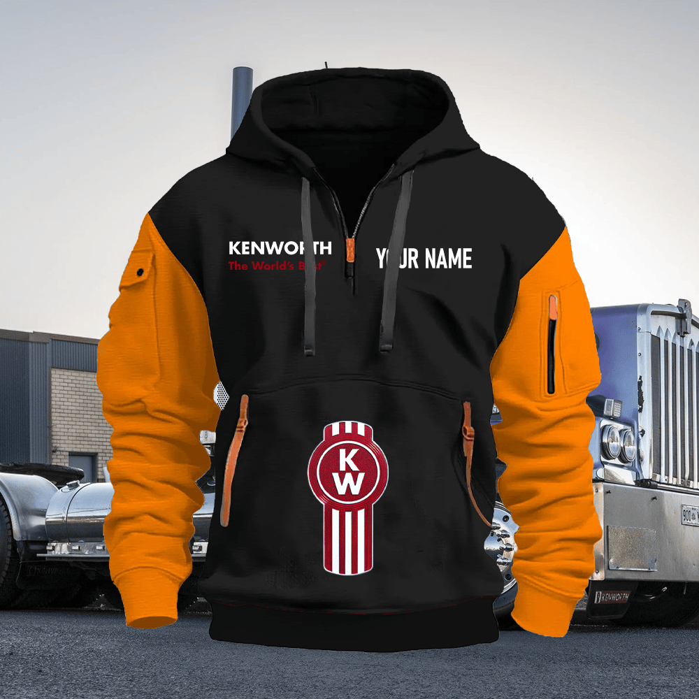 KW Custom Name Quarter Zipper Hoodie
