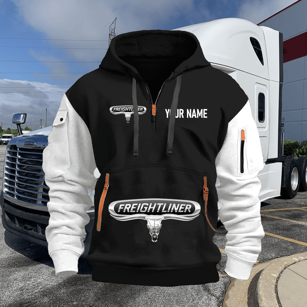 FR Custom Name Quarter Zipper Hoodie