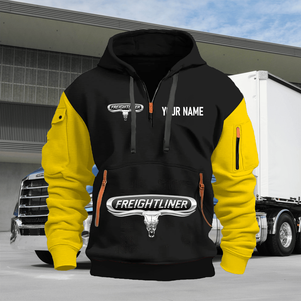FR Custom Name Quarter Zipper Hoodie