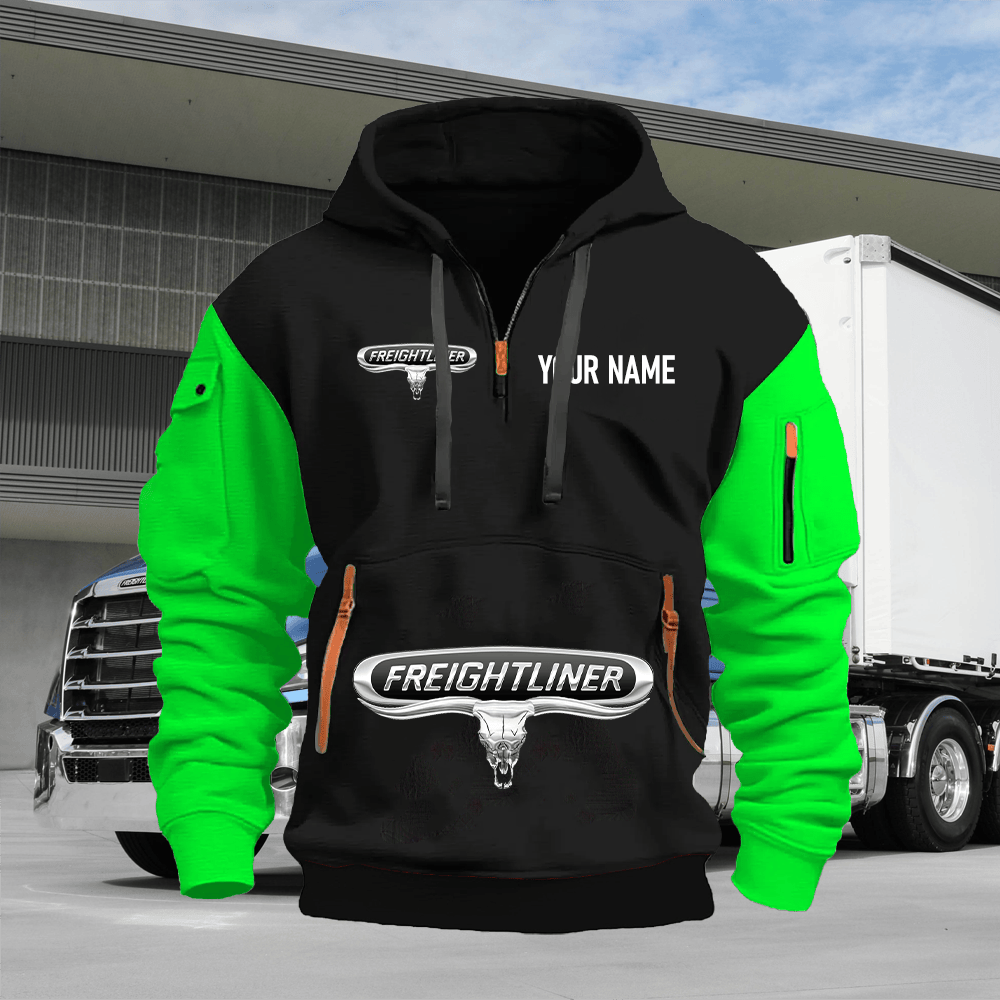 FR Custom Name Quarter Zipper Hoodie