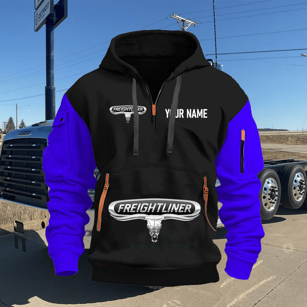 FR Custom Name Quarter Zipper Hoodie