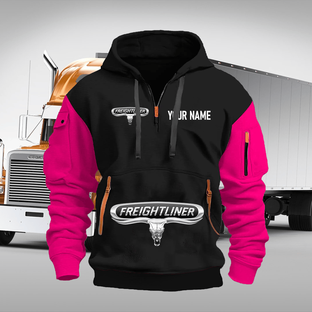 FR Custom Name Quarter Zipper Hoodie