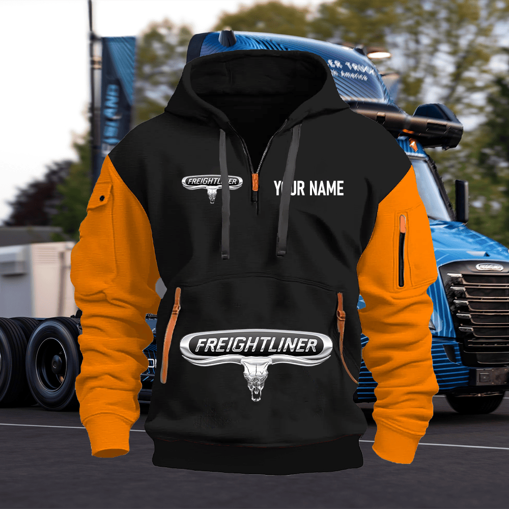 FR Custom Name Quarter Zipper Hoodie