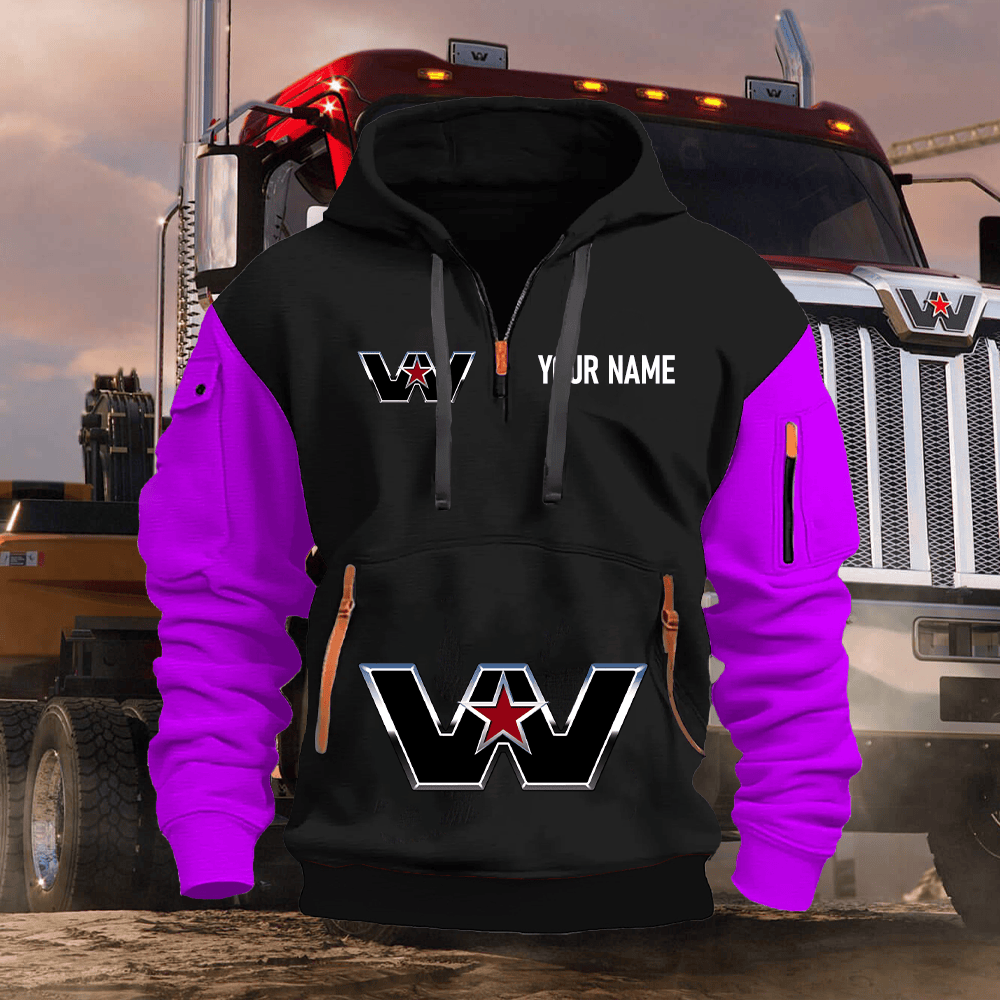 WS Custom Name Quarter Zipper Hoodie