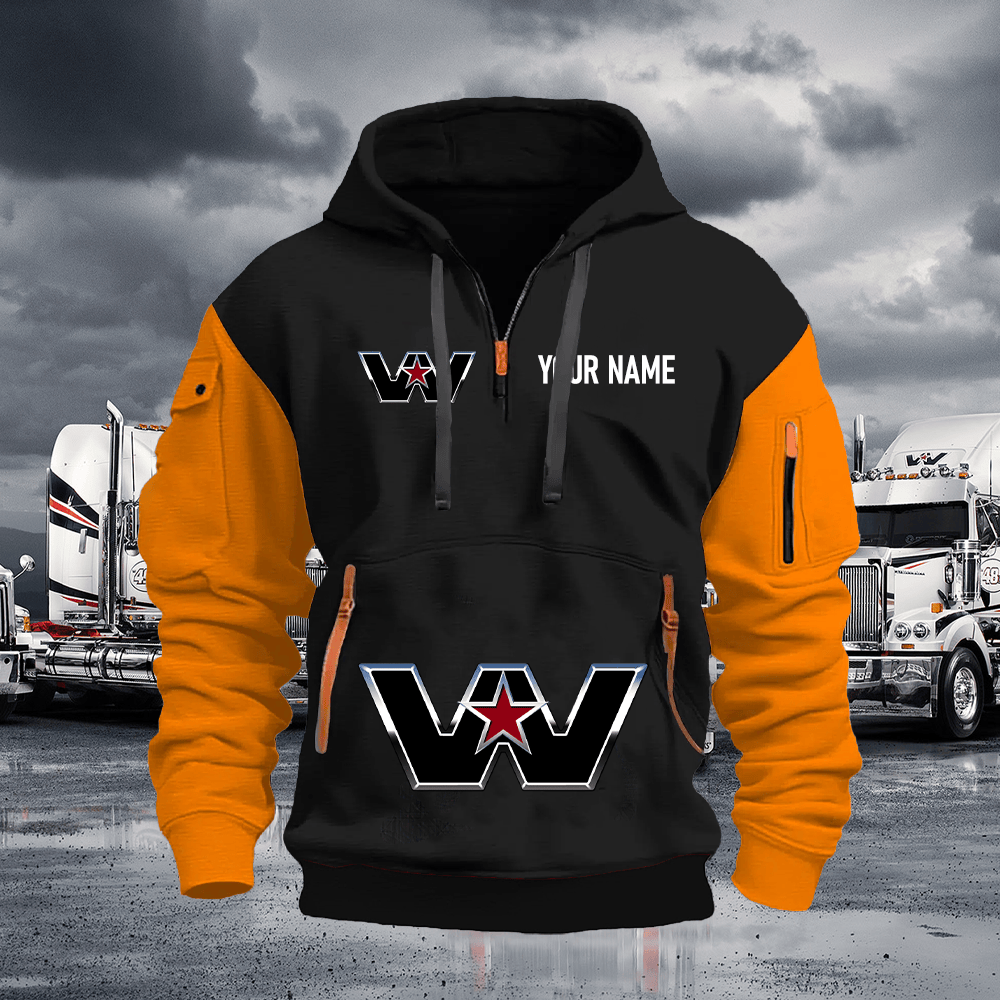 WS Custom Name Quarter Zipper Hoodie