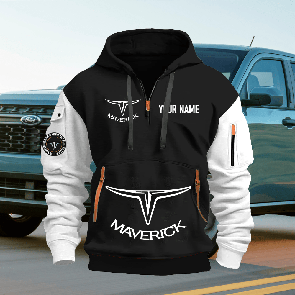 FD MV Custom Name Quarter Zipper Hoodie
