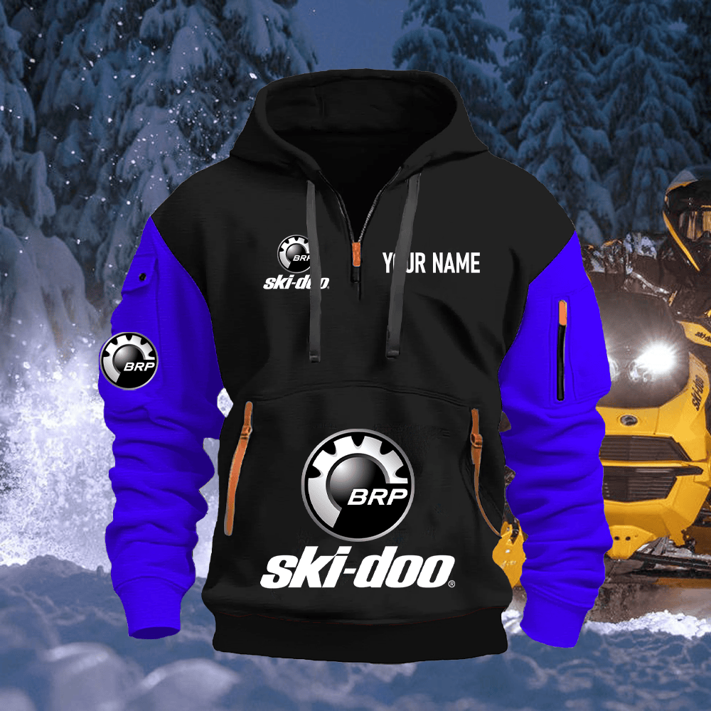 SKD Custom Name Quarter Zipper Hoodie