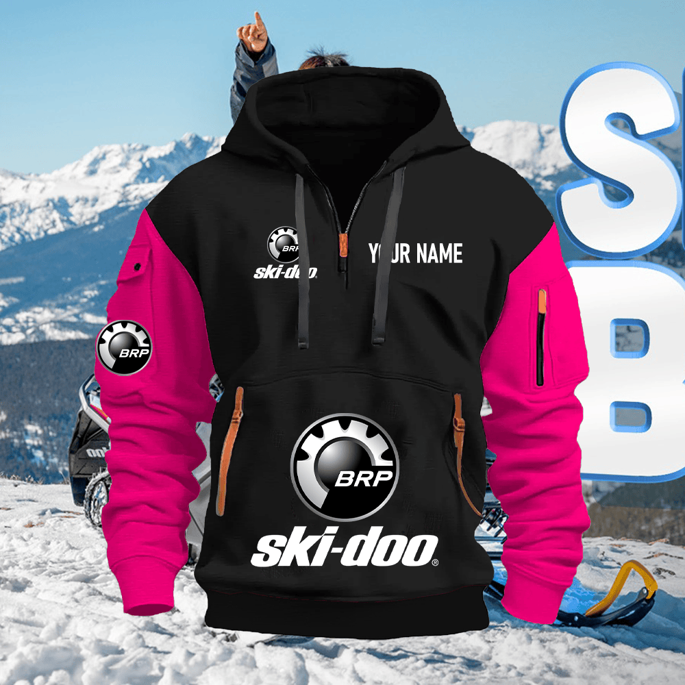 SKD Custom Name Quarter Zipper Hoodie