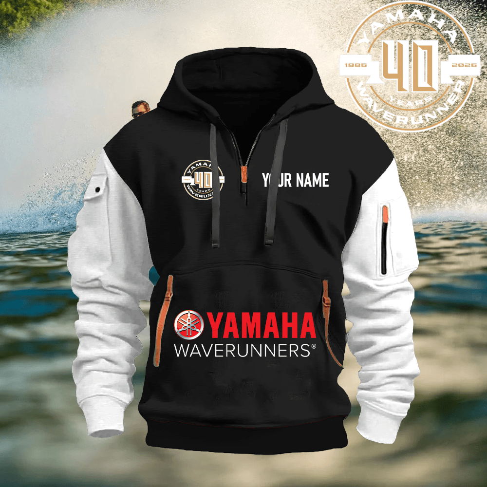 40th YA Custom Name Quarter Zipper Hoodie