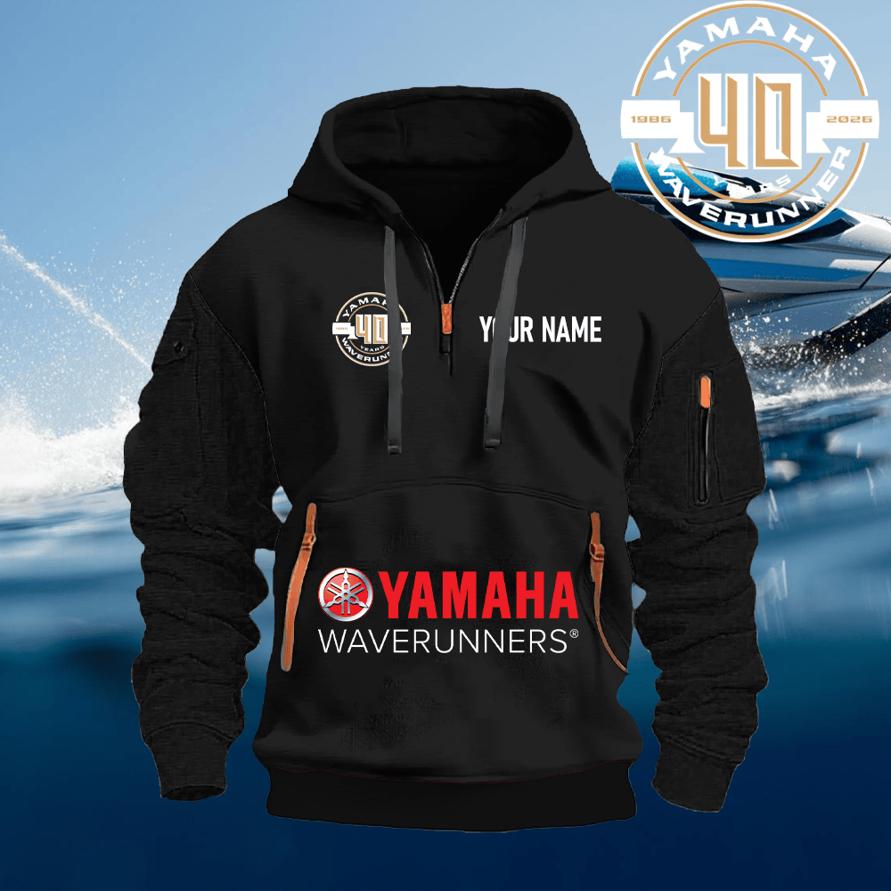 40th YA Custom Name Quarter Zipper Hoodie