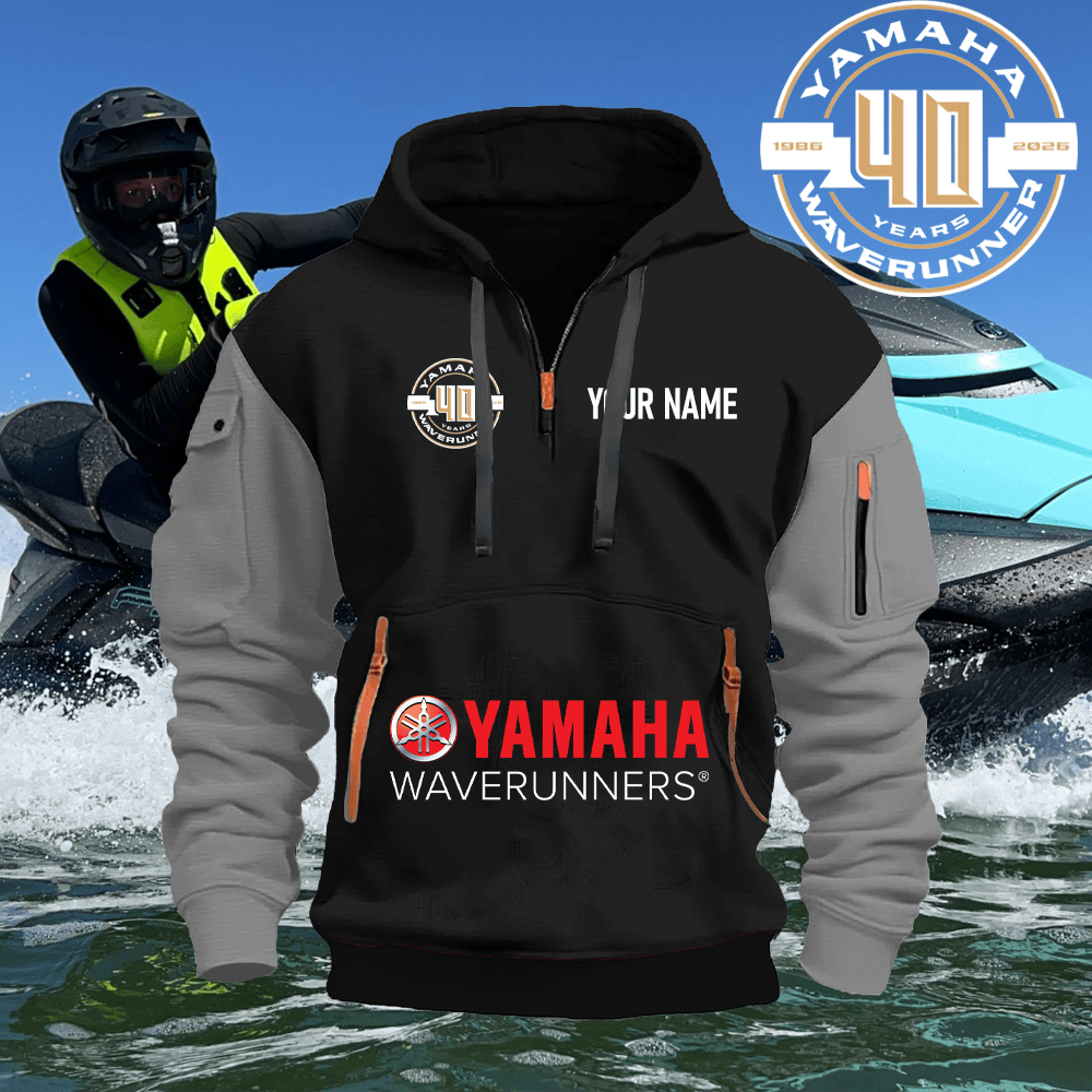 40th YA Custom Name Quarter Zipper Hoodie