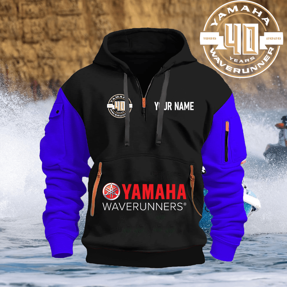 40th YA Custom Name Quarter Zipper Hoodie