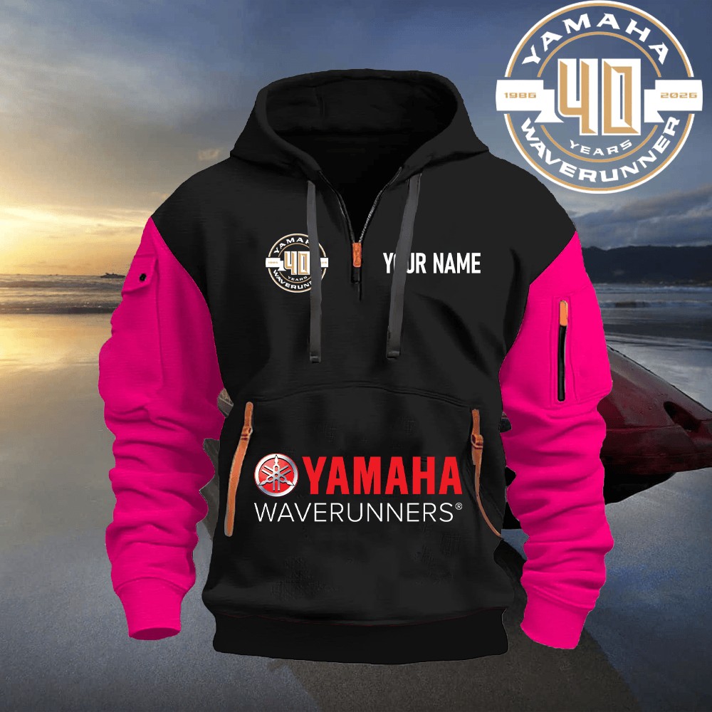 40th YA Custom Name Quarter Zipper Hoodie
