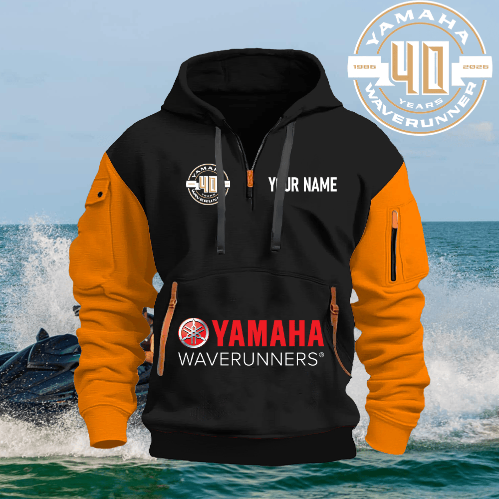 40th YA Custom Name Quarter Zipper Hoodie