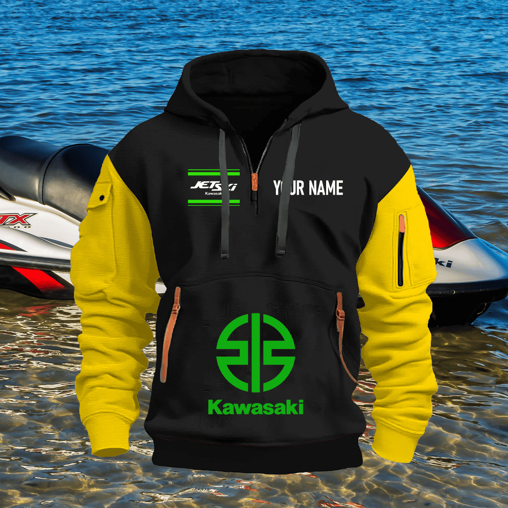 KK Custom Name Quarter Zipper Hoodie