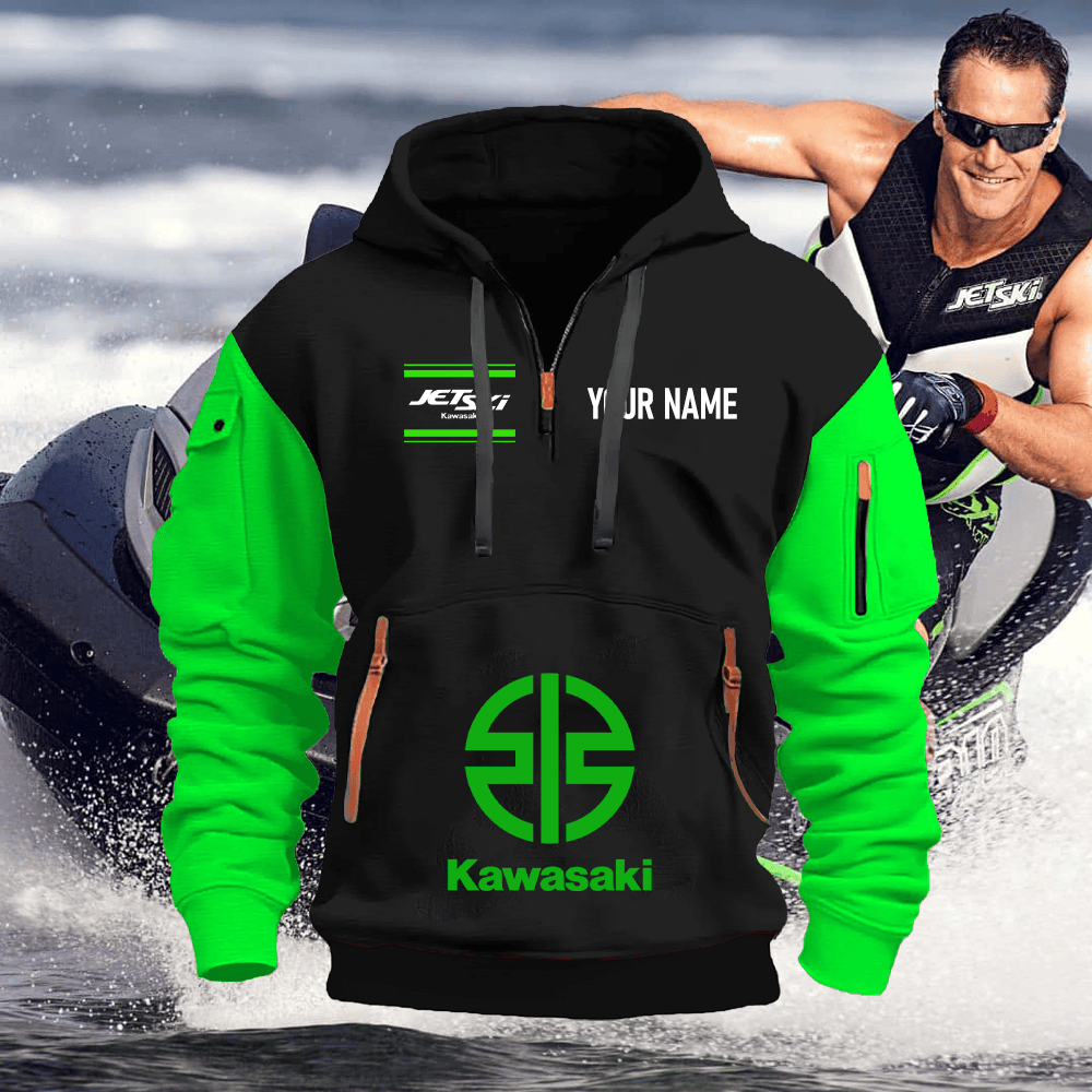 KK Custom Name Quarter Zipper Hoodie