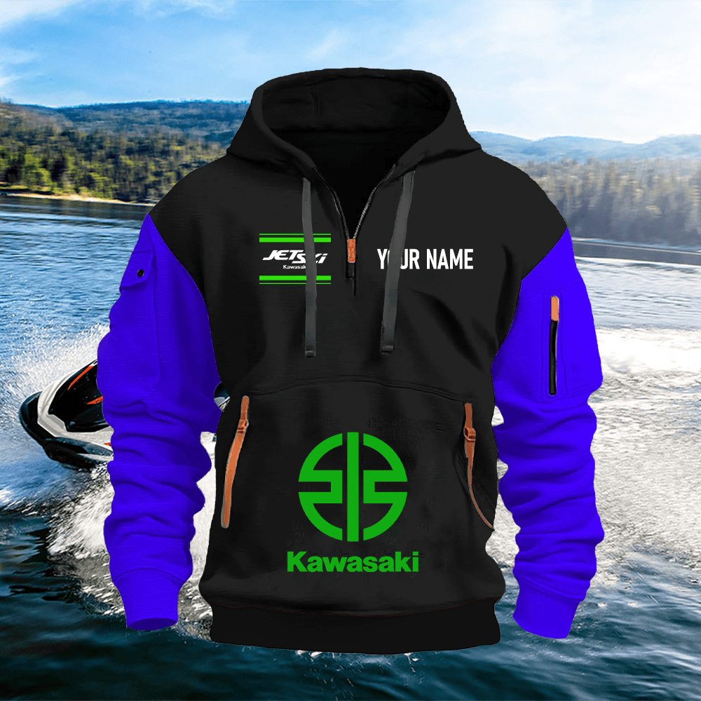 KK Custom Name Quarter Zipper Hoodie