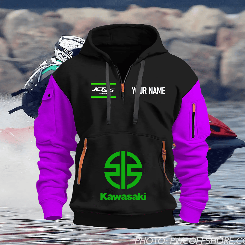 KK Custom Name Quarter Zipper Hoodie