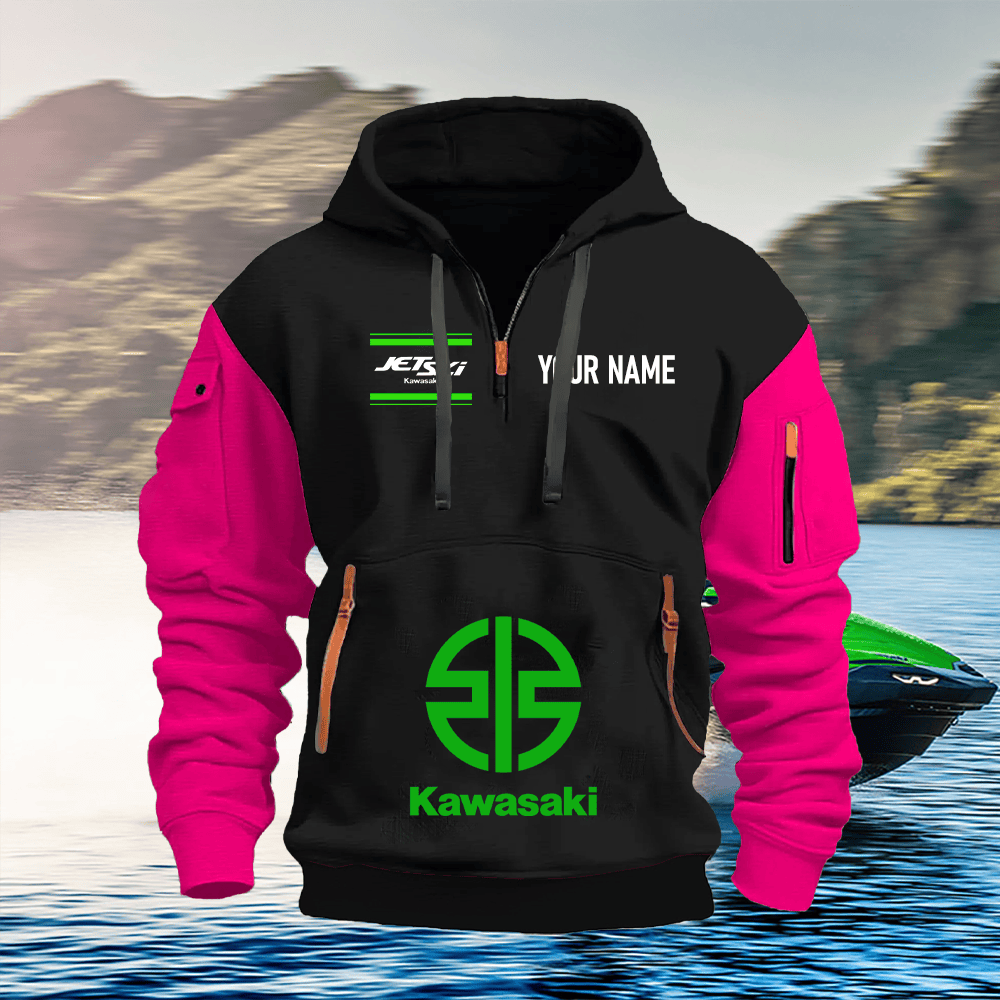 KK Custom Name Quarter Zipper Hoodie