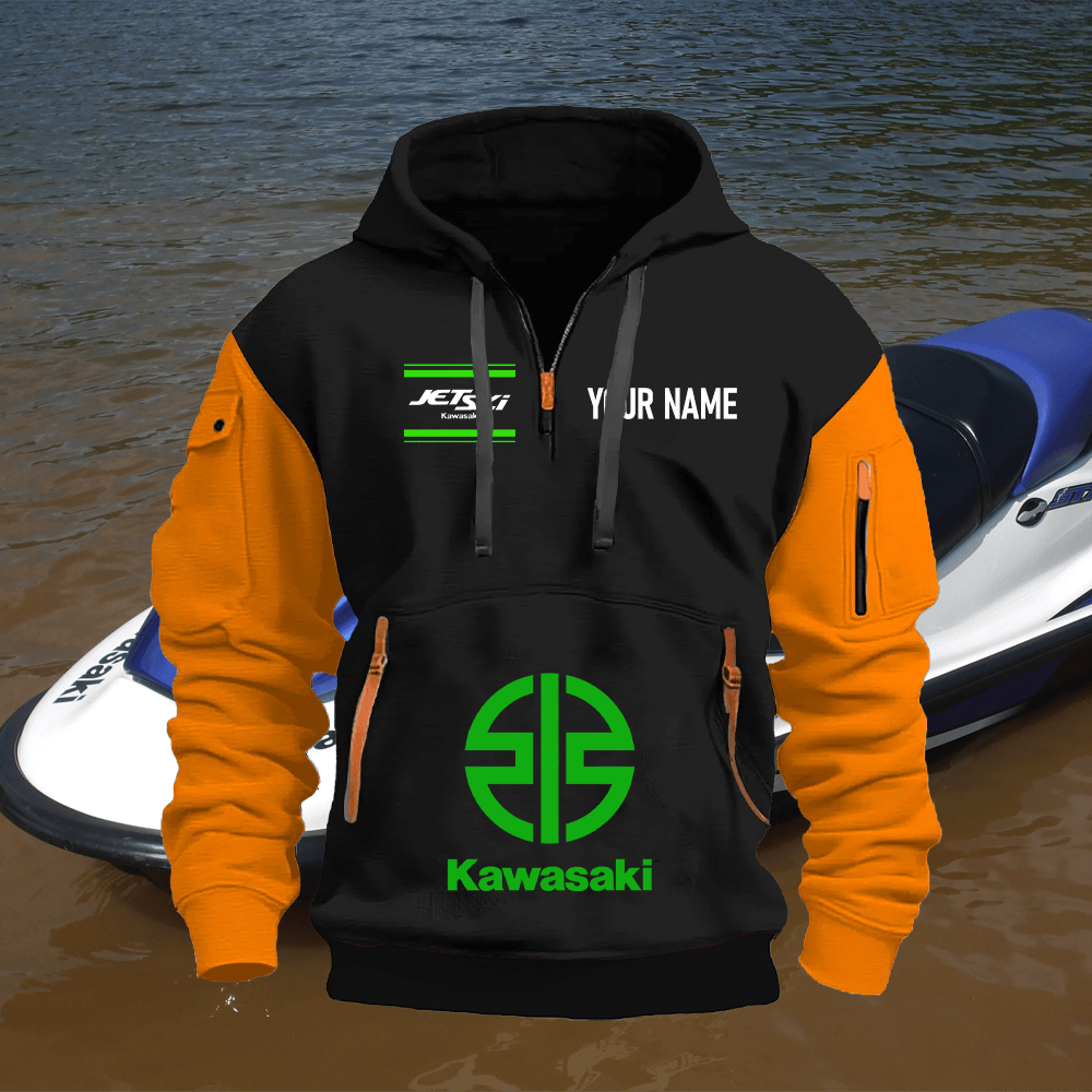 KK Custom Name Quarter Zipper Hoodie