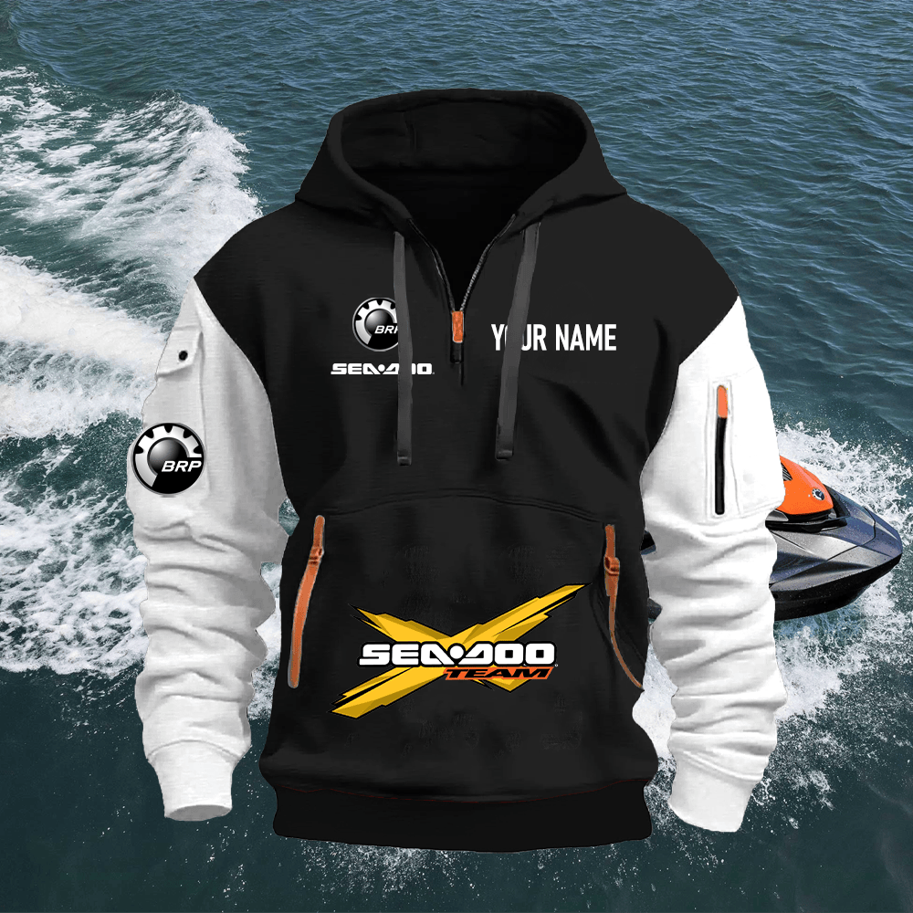 SD Custom Name Quarter Zipper Hoodie