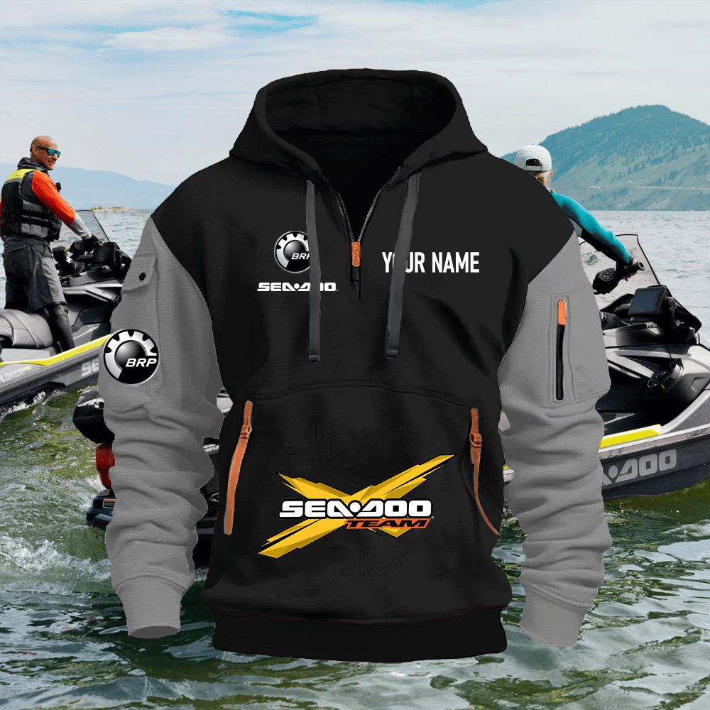 SD Custom Name Quarter Zipper Hoodie