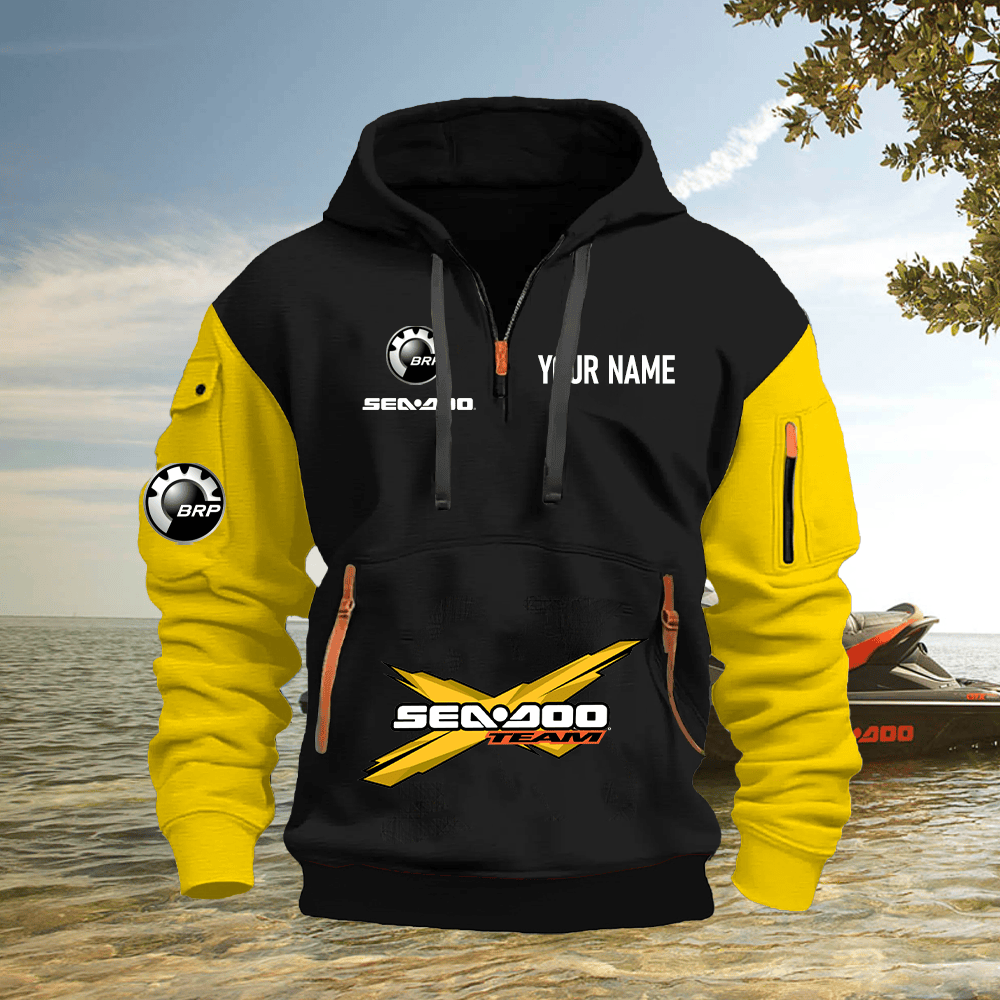 SD Custom Name Quarter Zipper Hoodie